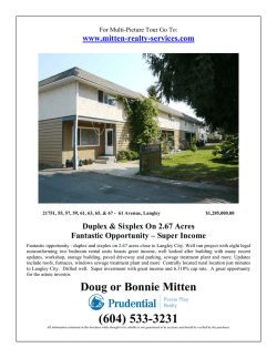 Doug or Bonnie Mitten