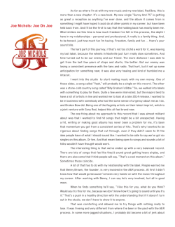 Joe Nichols bio v2.indd