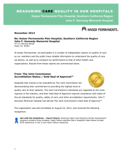 John F. Kennedy Memorial Hospital (Indio) (PDF)