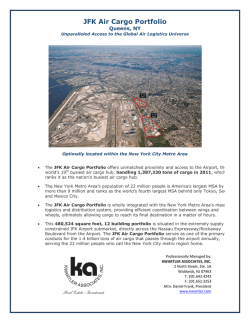 JFK Air Cargo Portfolio