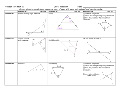 Unit 2 triangles and congruence homework grid