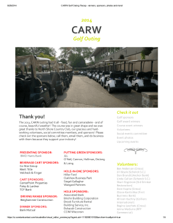 Recap of the 2014 CARW Golf Outing