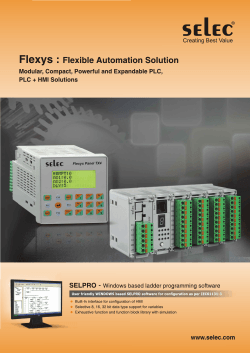 Flexys - HMI Catalog-161213