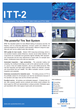 Download Flyer ITT-2 - SDS Systemtechnik GmbH