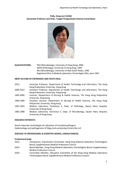 Dr Polly LEUNG