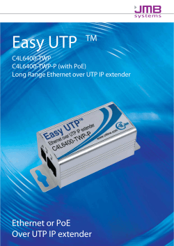 Easy UTP TM - JMB Systems GmbH
