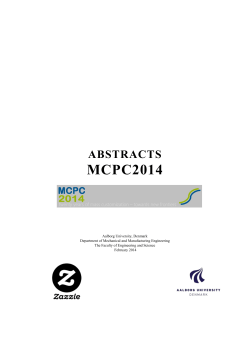 abstracts mcpc2014