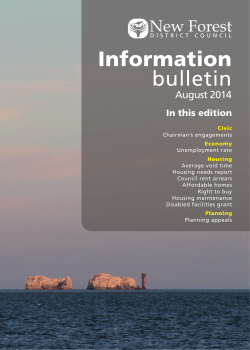 Information Bulletin - August 2014 [1Mb]