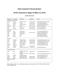 Field Summary Sheets (Apr. 29, 2014)