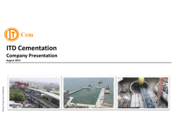 ITD Cementation: Overview