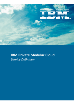 IBM Private Modular Cloud