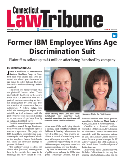 Former IBM Employee Wins Age Discrimination Suit