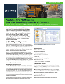 IBM Maximo Data Sheet - FTP
