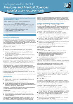 fact sheet: Medicine entry requirements