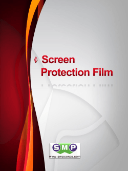 Screen Protection Sheet