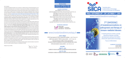 Pieghevole 2014_Layout 1 - Translational Immunology