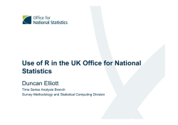 I w - The R Project for Statistical Computing