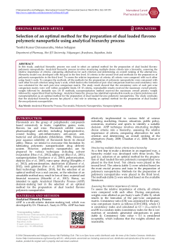 Selection of an optimal method for the preparation of dual loaded