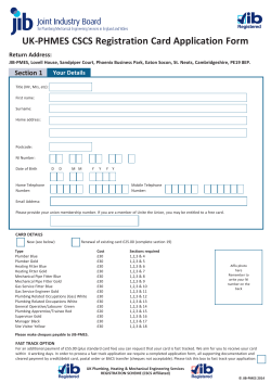 Download application form - JIB-PMES