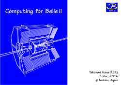 Computing for Belle II lle II computing/software
