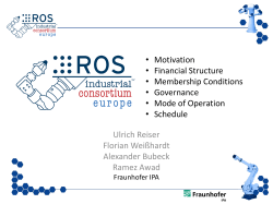 ROS-Industrial Europe – Activities and Current State