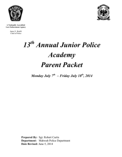 JPA Parent Packet - Mahwah Municipal Alliance