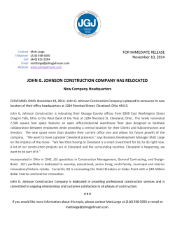 JOHN G. JOHNSON CONSTRUCTION COMPANY HAS RELOCATED