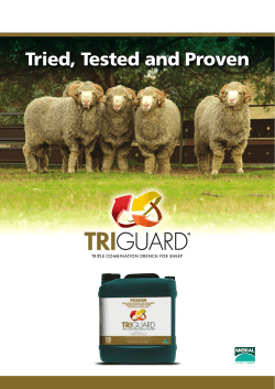 TRIGUARD Trial Brochure - "Tried, Tested and Proven"