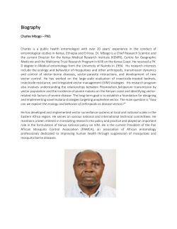 Charles Mbogo - Tropical Paediatrics Congress 2014