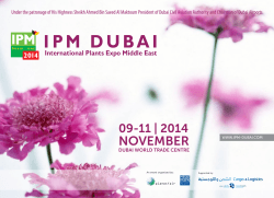 IPM DUBAI 2014 Brochure
