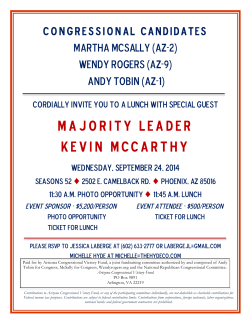 Majority leader Kevin McCarthy