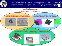 NanoBioTechnology Materials Science and Engineering