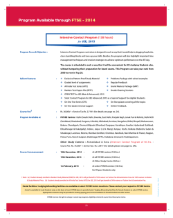 Intensive Contact Program for JEE