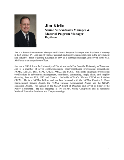 Jim Kirlin - National Contract Management Association