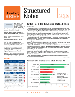 Structured Notes - Bloomberg Briefs