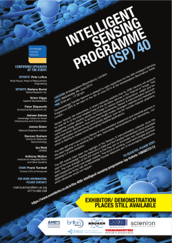 INTELLIGENT SENSING PROGRAMME (ISP) 40