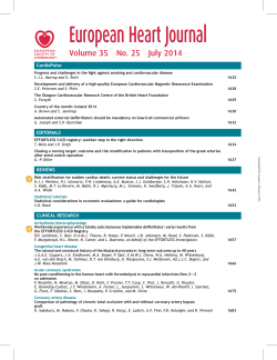 Contents - European Heart Journal