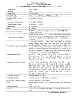 Download NIT - Northern Railway