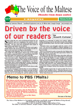 Driven by the voice of our readers by