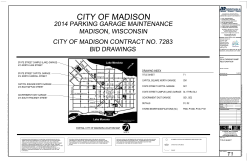 DRAWING INDEX - City of Madison