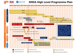 SMDA High Level Programme Plan