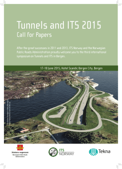 Tunnels and ITS 2015