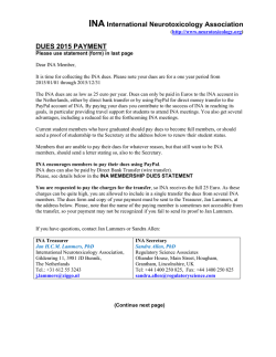 ina dues statement 2015