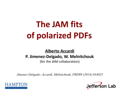 The JAM fits of polarized PDFs