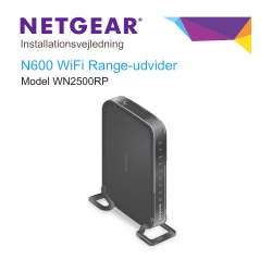 N600 WiFi Range Extender Model WN2500RP Installation