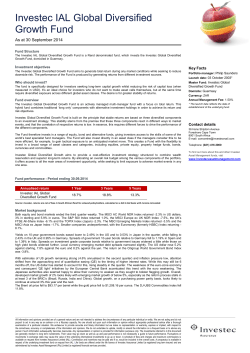 Investec IAL Global Diversified Growth Fund