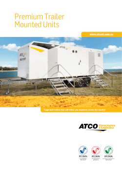 Download our Trailer Mounted Units brochure
