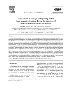 Effect of wet and dry-jet wet spinning on the shea