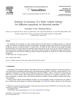 Analysis of accuracy of a finite volume scheme for diffusion