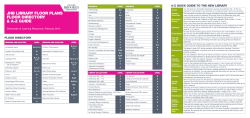 Headington JHB Library floorplans and guide (PDF)
